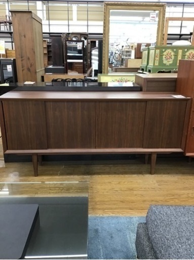 KK-88【ご来店頂ける方限定】新入荷　ジョンリビング　志岐インテリア　ウォールナットサイドボード