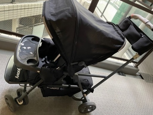 引き渡し先決定　ジュービー カブースウルトラライト グラファイト JOOVY ( 二人乗りベビーカー バギー )