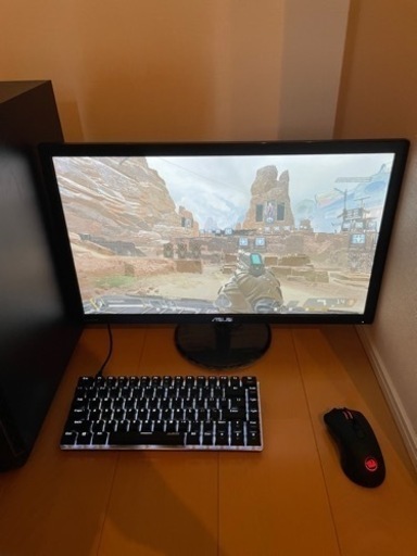 【値下げ】ゲーミングPC モニタ・キーボードセット　APEXも快適に遊べます