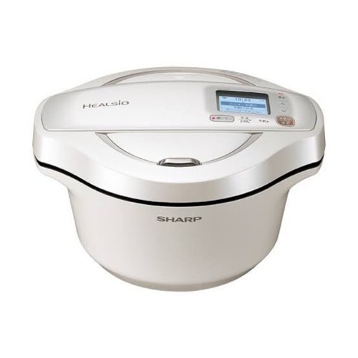 【新品未使用】SHARP ヘルシオ　ホットクック　KN-HW24F-W ホワイト　2.4L