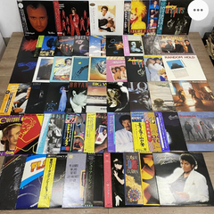 【11A洋01】LP 50枚 80\'s 洋楽ロック＆ポップス マイケル・ジャクソン Wham! genesis DURAN DURAN 他 まとめ売り まとめて レコード