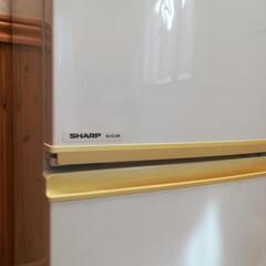 2ドア冷蔵庫　2009年製　SHARP　SJ-C14S-Wの画像