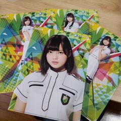 欅坂46？XYLITOLノベルティー、クリアファイル4枚。の画像