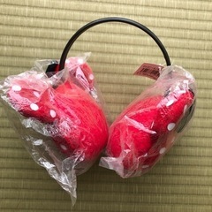 新品未使用　子供ディズニーもこもこイヤーマフの画像