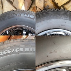 プラド 265/65R17 JAOS VICTRON アルミホイール 4本セットの画像