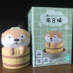未使用★潤いマスコット風呂桶　加湿器