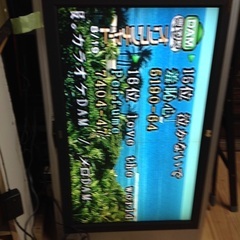 42インチ液晶ワイドテレビの画像