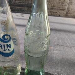 【昭和レトロ】懐かしの瓶ジュース　空き瓶の画像