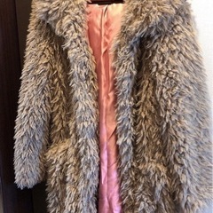 ZARA モコモコ　ロングコート