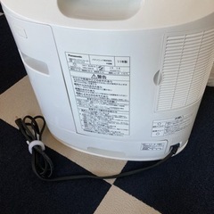 【値下げ不可】Panasonic　加湿セラミックファンヒーターの画像