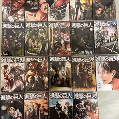 進撃の巨人1〜19巻(クリアブックカバー入り)の画像