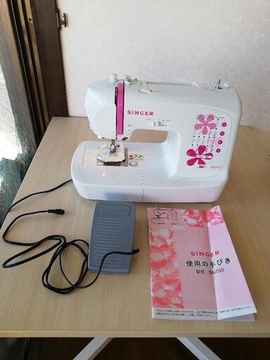 シンガー 電子ミシン SN700。美品