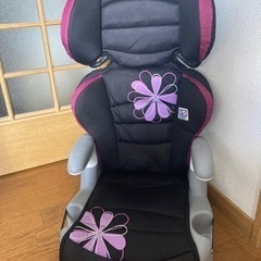 ピンク花柄　ジュニアシート　evenflo 