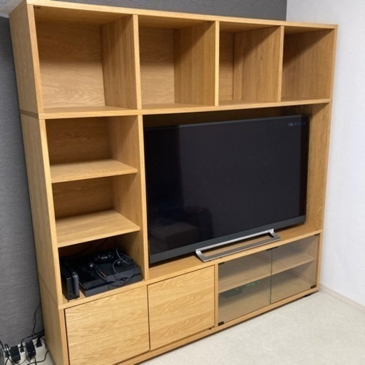 無印良品　tvボード　スタッキングキャビネット