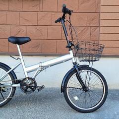 折り畳み自転車　ノーパンクタイヤ！