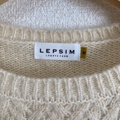 お値下げ！LEPSIM レプシィム　長袖ニットの画像