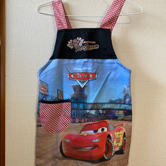 カーズ🏁(ディズニー・ピクサー)ライトニングマックウィーンエプロンの画像
