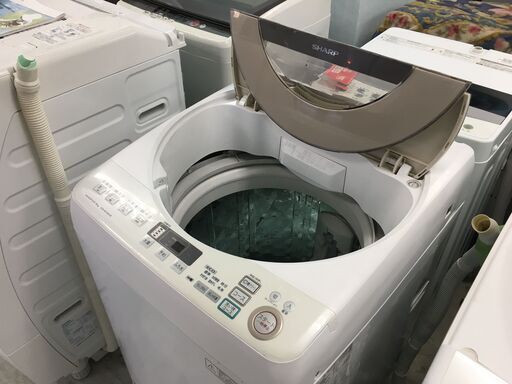 洗濯機の分解クリーニング行っています！配送設置込み！シャープ9.0Kインバーター洗濯機2016年製分解クリーニング済み！