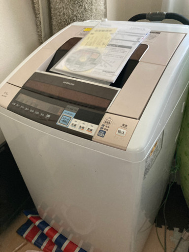 日立ビートウォッシュ　タテ型洗濯乾燥機（BW-D9SV）9キロ