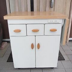 キッチンカウンター　作業台　引出し　収納　長期取り置き不可