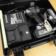 日立工機 コードレス インパクトドライバー WH18DDL2 2LYPK 本体 充電器 バッテリー2個 セット 18V 6.0Ah Hitachi Koki 札幌 中央区