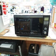 【愛品館千葉店】SHARP シャープ RE-V80A-B 庫内フラット スチーム オーブンレンジ 2018年製【愛千133】