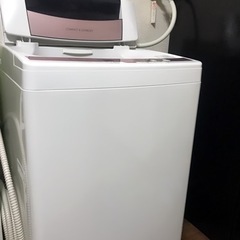 決まりました 中古 7.0kg 簡易乾燥機能付き 全自動洗濯機 ハイアールアクア AQW-KP70 2013年