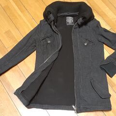MAISON GILFY【ジャンパー　上着】ストライプ　ブラック...