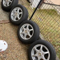 スタッドレスタイヤ　ホイール　4本　セット　195/65R15　ダンロップ　デジタイヤ　DSX-2　　※手渡しOK