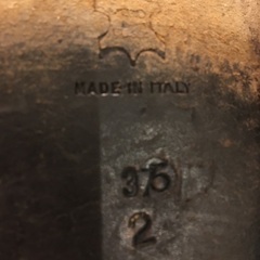 イタリア製ブーツ 35 1/2 23cmの画像