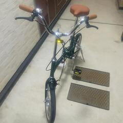美品 折りたたみ自転車 の画像
