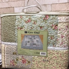 【新品】Ｇreone キルトマルチカバーの画像