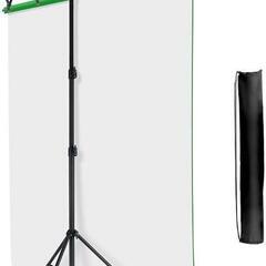 FotoFoto グリーンバック 背景スタンド T字型 2m x...
