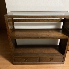 決まりました！アンティーク家具　サイドボード　飾り棚　本棚