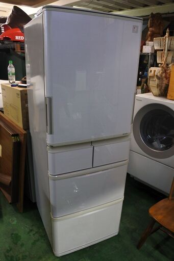 SHARP プラズマクラスター 14年式 SJ-PW38Y-C 384L 5ドア ファミリータイプ 冷蔵庫 11*23