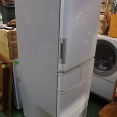 SHARP プラズマクラスター 14年式 SJ-PW38Y-C 384L 5ドア ファミリータイプ 冷蔵庫 11*23