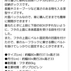 アイリスオーヤマ コンテナボックス 室内で衣類収納使用のみ 美品ですの画像