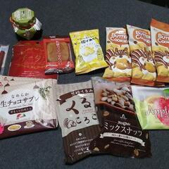 お菓子、おつまみ、海苔の佃煮