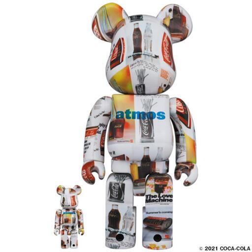 ベアブリック　BE@RBRICK atmos × Coca-Cola