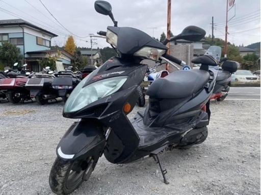 ★お支払い総額 4.2万円★ KYMCO レーシング125FI 4スト、インジェクション♪ 低燃費！ 通学、通学に激安小型スクーターお探しの方に♪ 走行テスト済み 関東圏内即日配送可能です！