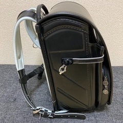 美品　ランドセルふわりぃ黒の画像