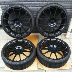 鍛造 19x8J +50 PCD112 タイヤホイールセットの画像