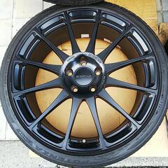 鍛造 19x8J +50 PCD112 タイヤホイールセットの画像