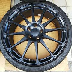 鍛造 19x8J +50 PCD112 タイヤホイールセットの画像