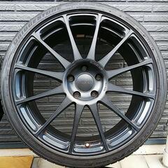 鍛造 19x8J +50 PCD112 タイヤホイールセットの画像