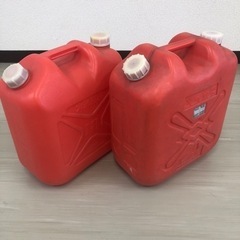 灯油缶ポリ缶無料の画像