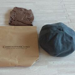 新品未使用　quoti use fith　子供用ベレー帽の画像