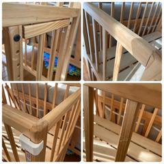 【商談中】連休限定お値下げ！【お引き取り限定】そいねーる　ロング　ベビーベッド　の画像