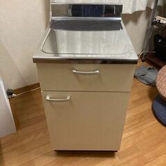 流し台の延長に　調理台