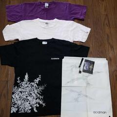 ACIDMAN Ｔシャツ3枚　ビニールバッグ　お香　キーホルダー